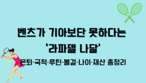 벤츠가 기아보단 못하다는 '라파델 나달' – 은퇴·국적·루틴·볼걸·나이·재산 총정리